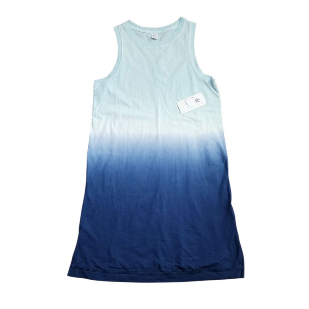 Old Navy Dress Womens Size XS Blue Tie Dye Ombre Sleeveless NWT New Pullover